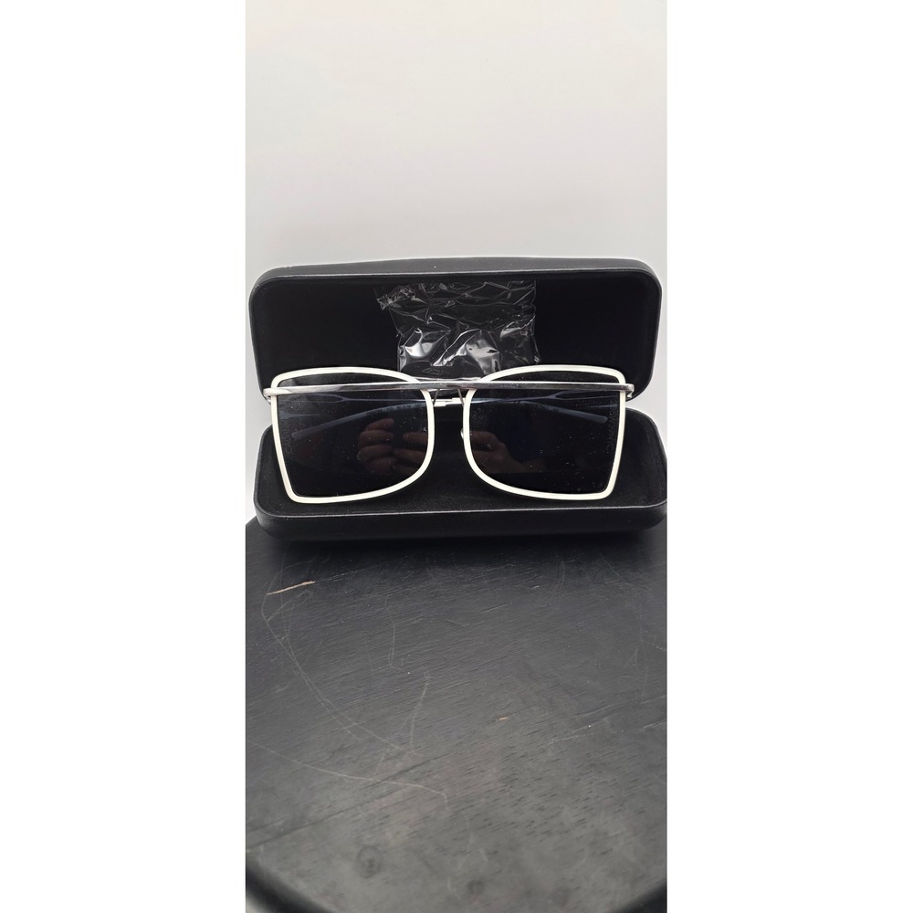 Calvin Klein 205W39NYC White Square Sunglasses Made in Italy 140mm